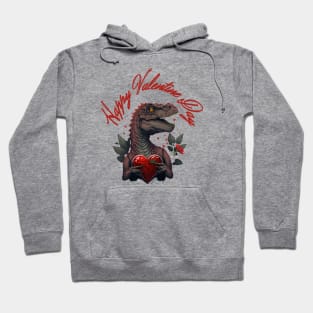 Happy Valentine's Day Trex Gift Hoodie